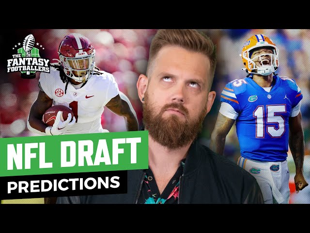 NFL Draft Predictions + Mock Chalk, Bijan Watch | Fantasy Football 2023 - Ep. 1398