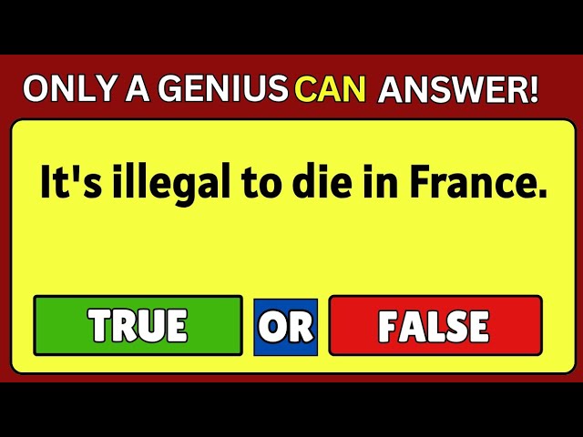 True or False Quiz || Test Your Knowledge With These Amazing Facts!  #Challenge 29