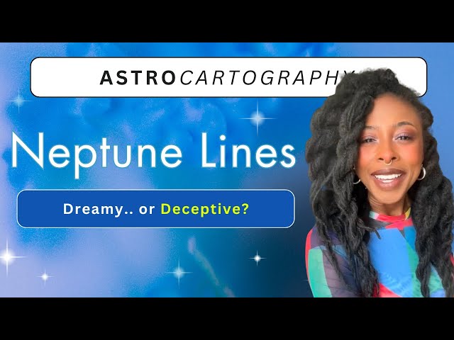 All About Neptune Lines in Astrocartography: AC, DC, IC and MC Lines