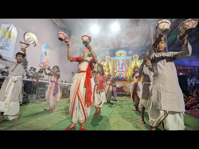 ধুনুচি নৃত্য || Dhunuchi Dance | ঢাকের তালে ধুনূচি নাচ | নলুয়া শ্রীশ্রী রক্ষাকালী মন্দির |