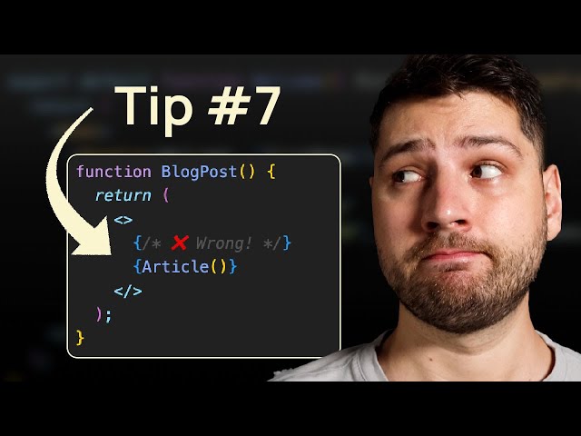 10 Must Know Tips From a Senior React Developer