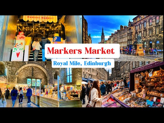 Inside Edinburgh’s Tron Kirk Makers Market | Hidden Gems at the Heart of the Royal Mile in 4K.