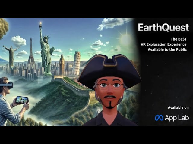 Google Earth VR on your Meta Quest 3 with EARTHQUEST ✈️  (no PC required)