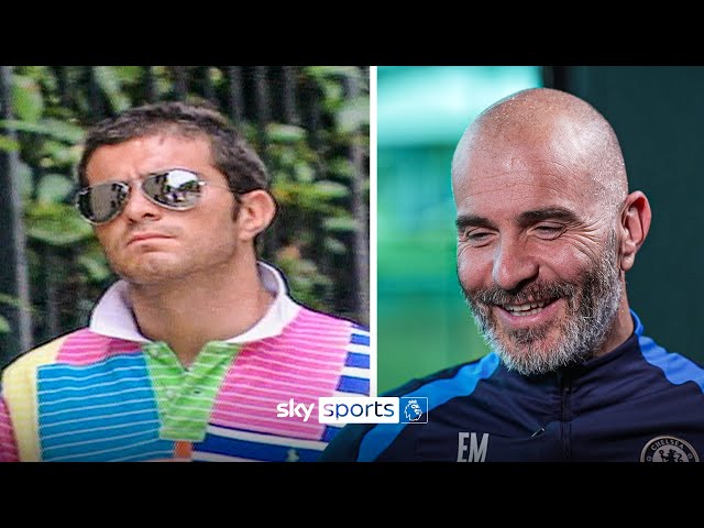 "Oh my god, look at that t-shirt!" | Enzo Maresca reacts to hilarious archive footage