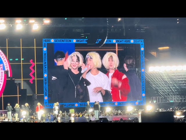 241110 SEVENTEEN AJU NICE Everlasting Encore! with blonde wigs! | Right Here World Tour LA Day 2