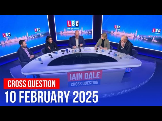 Cross Question with Iain Dale 10/02 | Watch Again