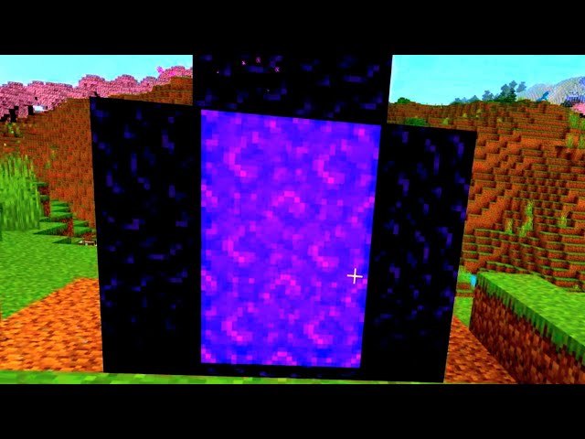 Minecraft I Made A Nether Portal Today