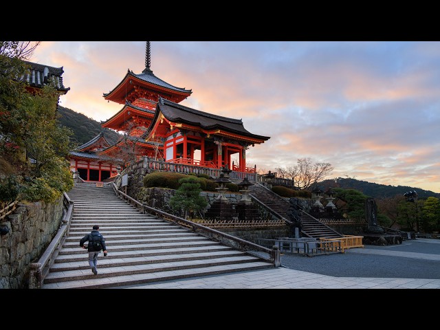 Kyoto Morning Walk through Temples and Neighborhoods | Japan 4K