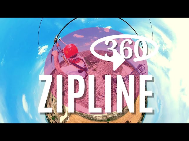 360 VR Video Best ZIPLINE Experience - Insta360 OneX2