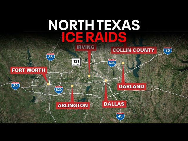 DALLAS ICE RAIDS: Agents arrest 84 illegal immigrants over the weekend