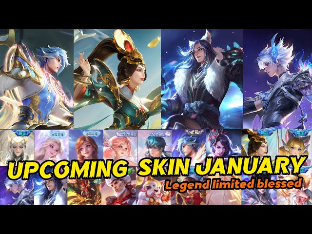 BOCORAN SKIN JANUARI LEGEND, LIMITED, BLESSED DI HONOR OF KINGS HOK #hok #honorofkings #hokstudio