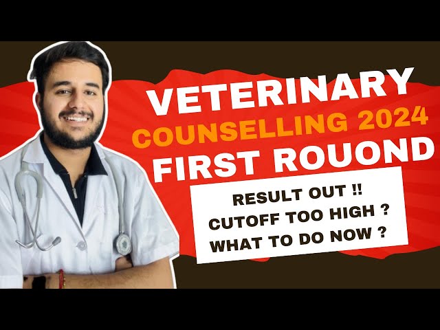 Veterinary Counselling First Round Result !! Cutoff TOO HIGH ? #veterinary #vci #bvsc