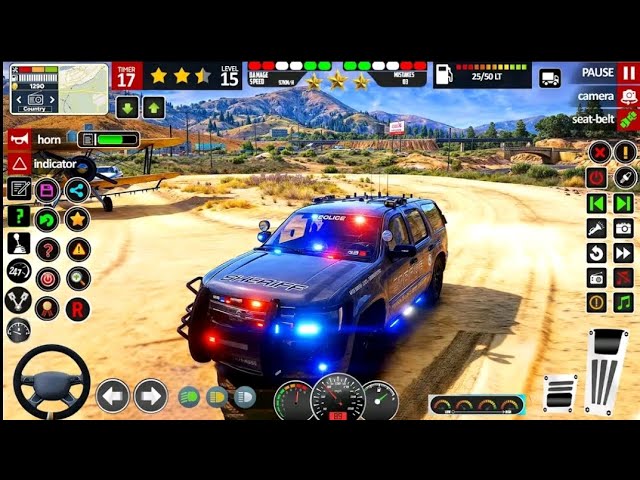 Police Car Driving Chase Simulator 3D - Real Cars Driver Multi-Storey 2025 - Android GamePlay