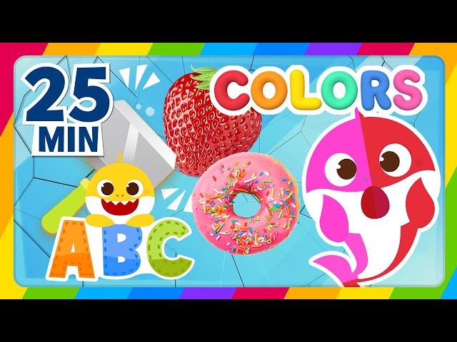 🎓 Learn ABC & Colors with Baby Shark | +Compilation | ABC Songs for Kids | Colors Songs for Children