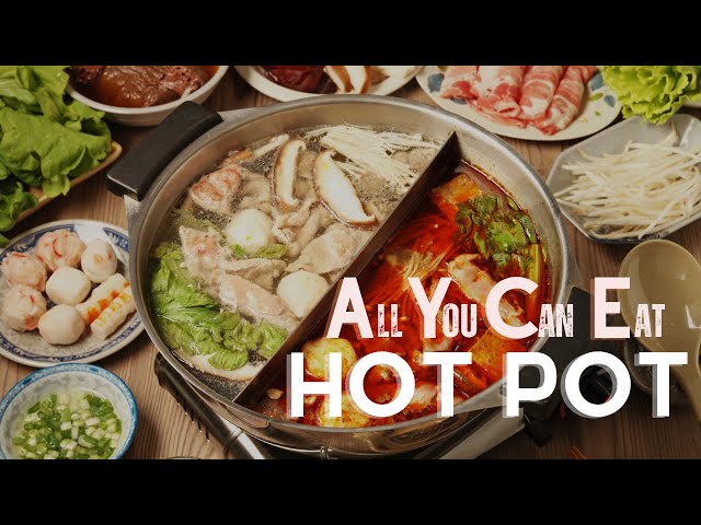 How Much Can My Hawaiian Husband Eat: AYCE Hot Pot / Shabu Shabu