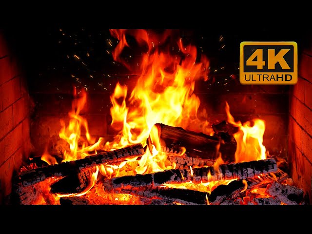 🔥 Fireplace 12 HOURS. Cozy Fireplace 4K Ultra HD