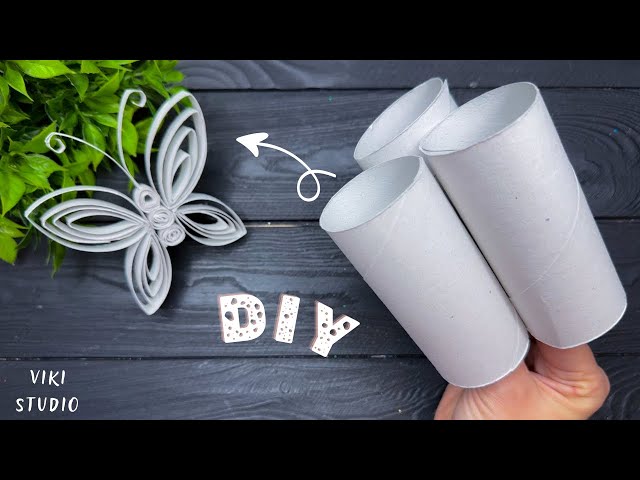 Easy Recycling Craft Idea Paper Decoration DIY Paper Rolls