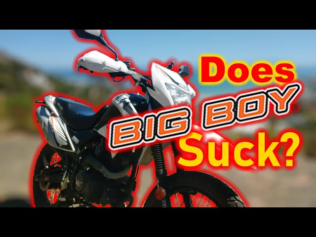 🏍Big Boy Motorcycles: Piece of 💩Trash💩 or Genius Crap-Bike?🏆🏍 | TSR 250 Review