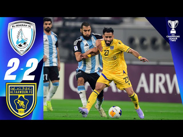 Al Wakrah SC (QAT) - Al-Taawoun FC (KSA) | Highlights | AFC Champions League Two™