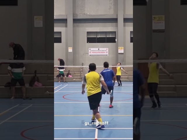 Dikecoh sama lob dulu baru dropsht😱#trending #badminton #bwf #youtubeshorts #shorts #fyp #viralvideo