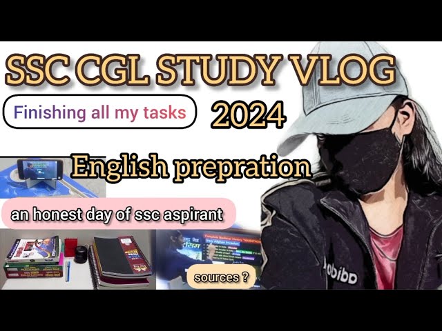 SSC CGL 2024 | Study Vlog | 10 hour +Routine | Productive day #ssc #ssccgl #cgl2024 #studywithme