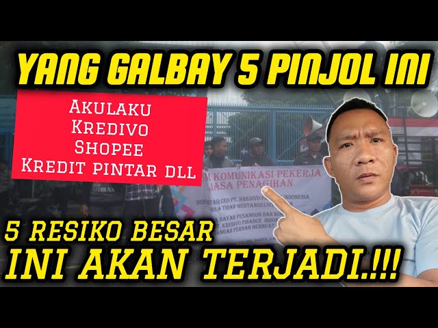 Akhirnya Terjadi! Yang Galbay 5 Pinjol Ini‼️Akulaku Shopee Kredivo Kredit Pintar Rucep..