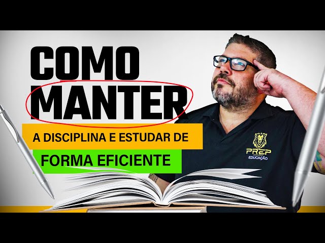 Desenvolva Disciplina nos Estudos para Concursos Públicos