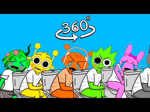 360° VR Sprunki Poop Animation Compilation Part 4