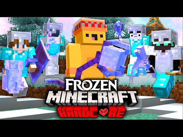 100 Players Simulate Minecraft's Frozen Tournament