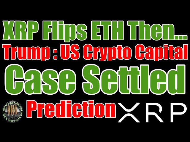 XRP Escape Velocity/Transactions , Trump Declares US Crypto Capital & Ripple Rising