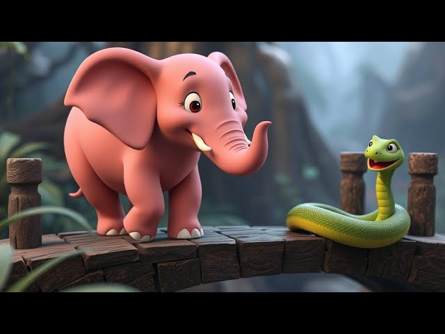 ELLIE AND SLINKY JUNGLE ADVENTURE | FAIRY TALES STORY IN ENGLISH | KIDS STORY | ANIMATION