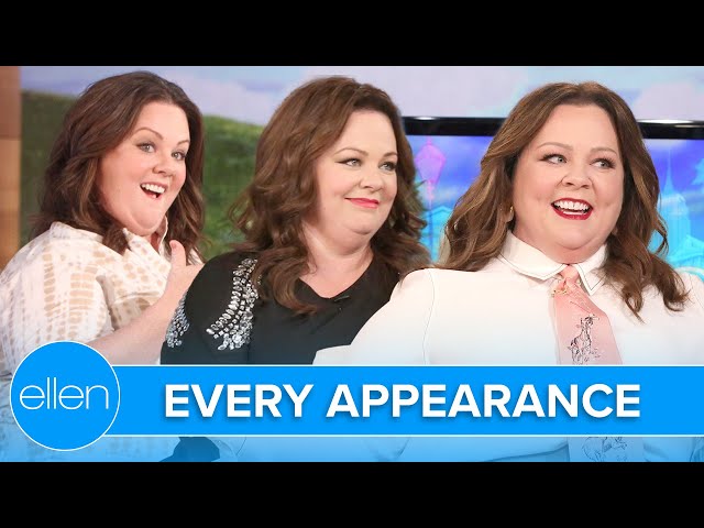 Every Time Melissa McCarthy Appeared on the 'Ellen' Show