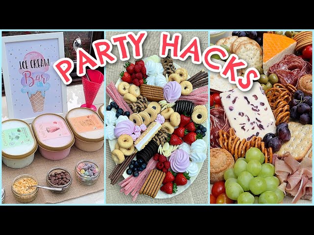 PARTY HACKS! HOW TO FEED A CROWD ON A BUDGET | Emily Norris