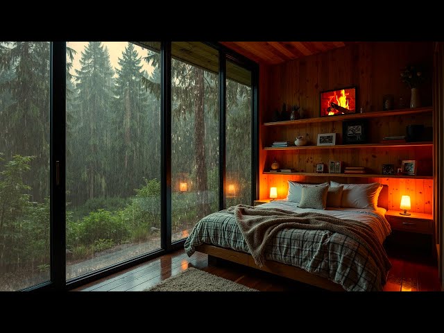 Listen Sounds Of Rain and Thunder on Window | Meditation, Deep Sleep, Relax, Beat Insomnia