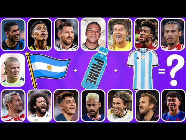 Can You Guess The Player By Their Song 🎵,  favorite Drink 🍻And Jersey Number?| Football Quiz 2025 ⚽🔥