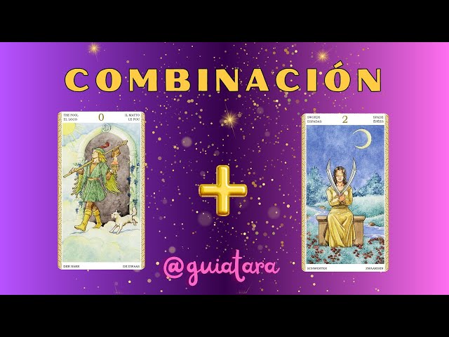 COMBINACIÓN LOCO + DOS DE ESPADAS TAROT EVOLUTIVO