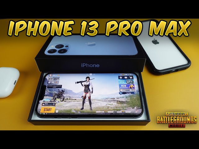 iPhone 13 Pro Max UnBoxing (PUBG MOBILE) 5 Finger Claw Handcam 90 FPS?