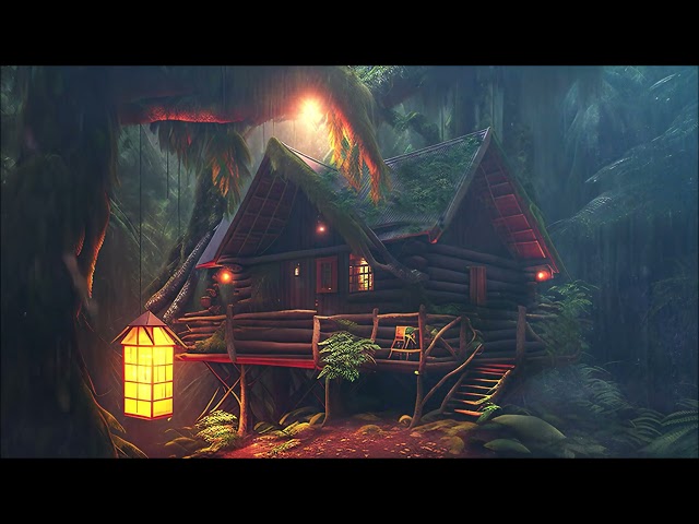 Soothing Rain ASMR Retreat: Experiencing Magic in the Jungle Haven