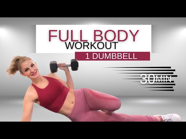 Full Body Workout | Low Impact Exercises | 1 Dumbbell