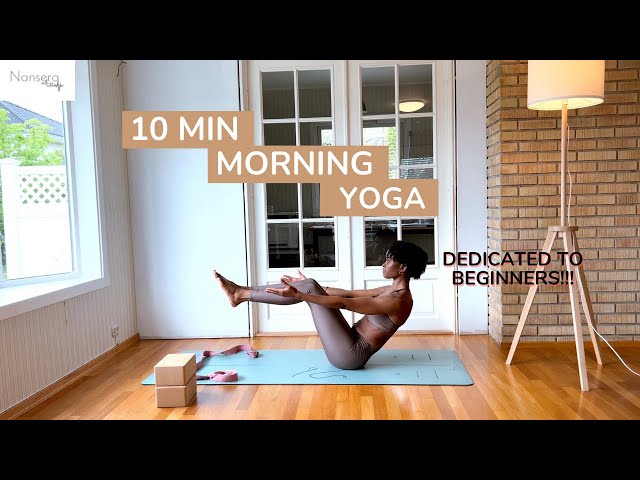 10 minute morning #yogaflow for beginners 2022 || Quick stretch to start your day on a positive note