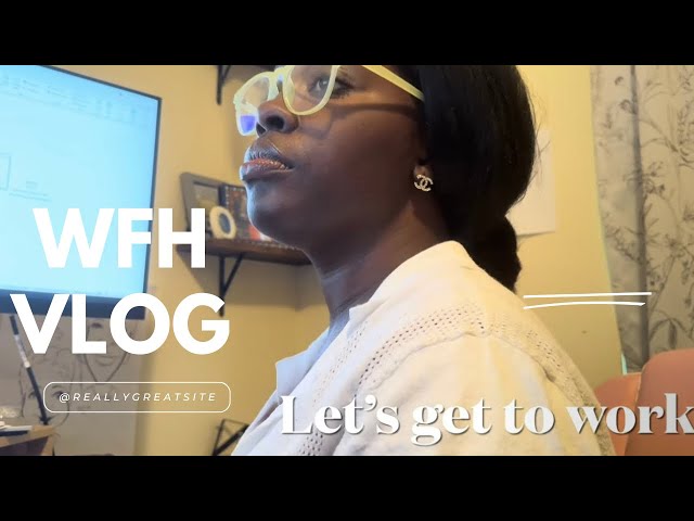 WFH Vlog | day in the life  | working 2 remote jobs | productive