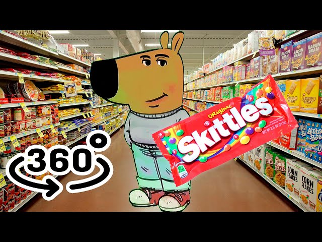 Chill Guy Skittles Meme 360º