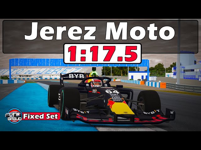 iRacing Super Formula SF23 Jerez Moto Track Guide - 1:17.5