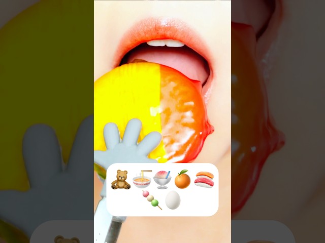 Asmr emojifood | @RaraASMR_ |sub💝#shorts #food #youtubeshorts #short #ytshorts #asmrfood #cute