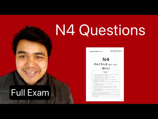 JLPT N4 Full Exam Practice – Old Question Papers"