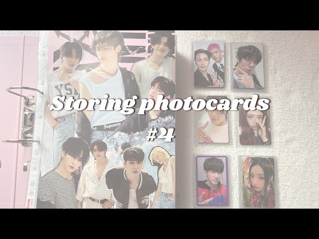 storing photocards #4 ~ SKZ, Ateez, ITZY, Aespa, NCT127, SF9, Soojin, 82major ☆