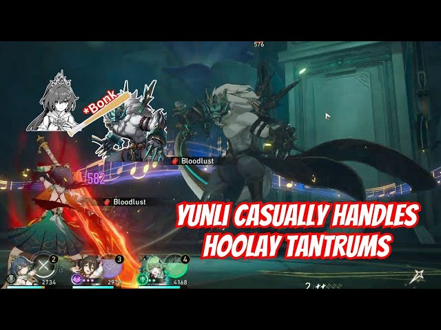 Hoolay has a Tantrums? Let Yunli Handle it | Memory of Chaos 12 2.5 #honkaistarrail