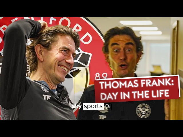 A day in the life of Brentford manager Thomas Frank 🐝