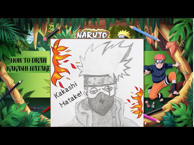 How to Draw Kakashi Hatake: Step-by-Step Cartoon Tutorial for Anime Fans!