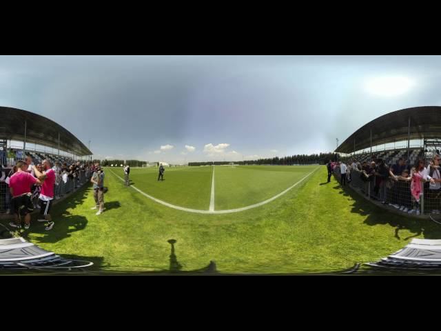 Vinovo, l'allenamento della Juve a 360° - 360° Juventus training experience